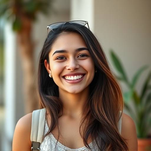 Foto de Ana Souza, aluna satisfeita